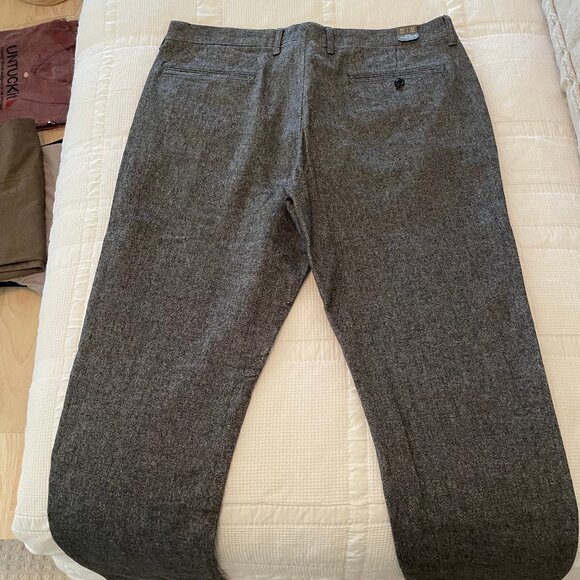 J. Crew 770 Straight Fit, Brushed twill pants, Gray, 35"x32" NWT - Picture 3 of 4